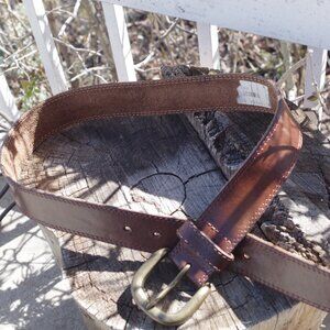 Kids Brown Leather Kettle Creek Belt